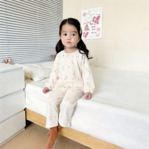 Version 2.0 air-washed cotton yarn home clothes (cardigan) 80-110