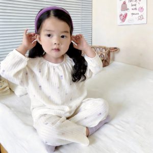Version 2.0 air-washed cotton gauze home clothes (eight-quarter sleeves) 90-130