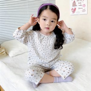 Version 2.0 air-washed cotton gauze home clothes (eight-quarter sleeves) 90-130