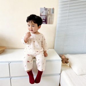Version 2.0 air-washed cotton gauze home clothes (eight-quarter sleeves) 90-130