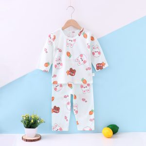 Cool cotton air-conditioned clothes (long sleeves and trousers) 130-160