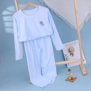 Cool cotton air-conditioned clothes (long sleeves and trousers) 130-160
