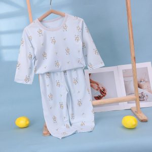 Beautiful cotton air-conditioned clothing 50.3% lyocell 42.2% cotton 7.5% spandex (long sleeves and trousers) 90-120