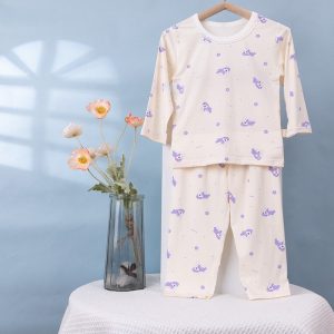 Beautiful cotton air-conditioning clothing 50.3% lyocell 42.2% cotton 7.5% spandex (long sleeves and trousers) 110-140