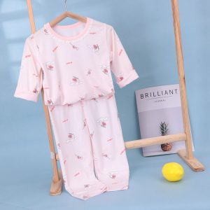 Bingbing cotton air-conditioned clothing 94.7% Lyocell 5.3% spandex (long sleeves and trousers) 130-160