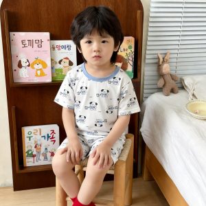 Beautiful cotton air-conditioning clothing 50.3% lyocell 42.2% cotton 7.5% spandex (short-sleeved pants) 90-120