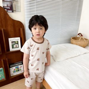 Beautiful cotton air-conditioning clothing 50.3% lyocell 42.2% cotton 7.5% spandex (short-sleeved pants) 90-120
