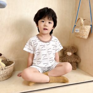 Beautiful cotton air-conditioned clothing 50.3% lyocell 42.2% cotton 7.5% spandex (short-sleeved mid-pants) 130-160