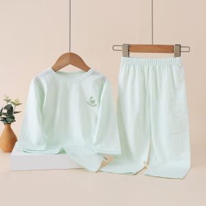 Kids' Jacquard Breathable Cotton Set - HMFZ-6026