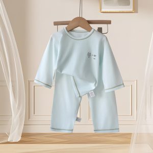 Kids' Pure Cotton Loungewear Set - HMFZ-6036
