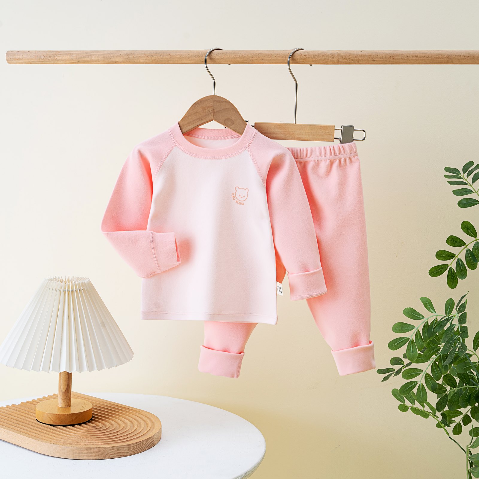Kids' Korean-Style Soft-Velvet Set - HMFZ-8021