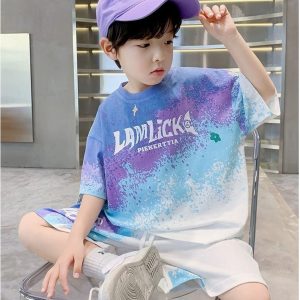 Kids' Gradient Quick-Dry Sports Set - Multicolour - RR26-007