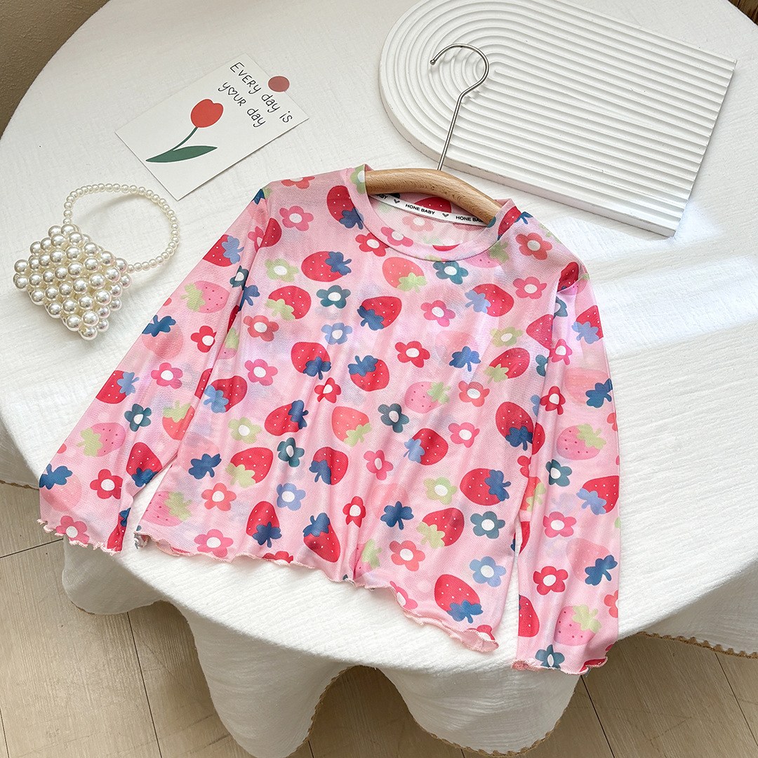Girls' Sun-Protective Long-Sleeve T-Shirt - RR26-013